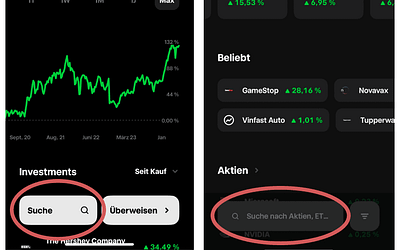 Aktien Sparplan bei Trade Republic (App & Web)